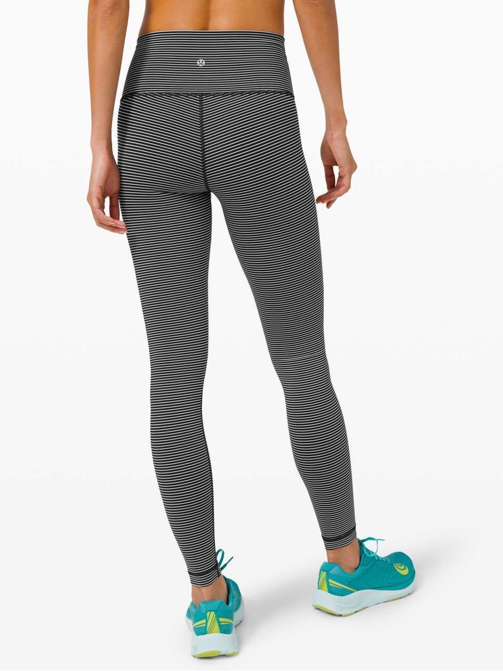 Lululemon Wunder Under High-Rise Tight 28" *Luxtreme - Hype Stripe Black White